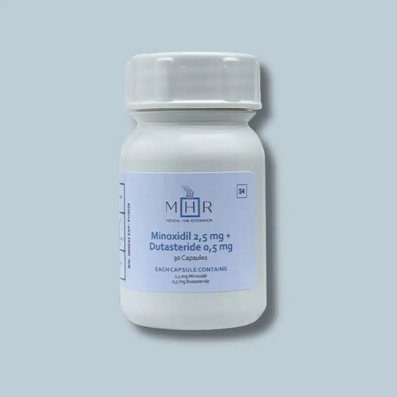 Minoxidil 2.5MG Dutasteride 0.5MG
